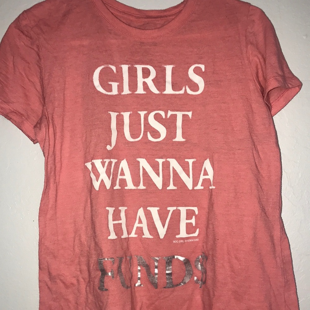 Pink printed t-shirt